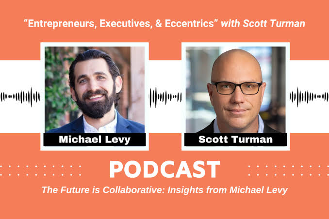 Entrepreneurs, Executives & Eccentrics podcast card with Michael Levy and Scott Turman